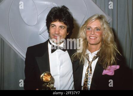 Val Garay and Kim Carnes at the  24th Annual Grammy Awards on February 24, 1982 at the Shrine Auditorium in Los Angeles, California  Credit: Ralph Dominguez/MediaPunch Stock Photo