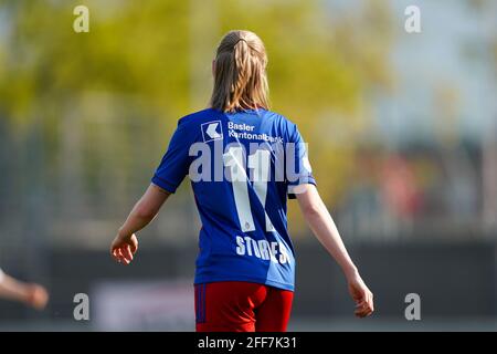 Lugano, Switzerland. 01st May, 2021. May 1st, 2021, Lugano, Stadio Comunale  Cornaredo, AXA Women's Super League: FC Lugano Femminile - FC Luzern, FC  Lugano players let the fans celebrate. In the picture