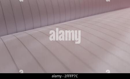 spread a notebook with blank sheets in a line. Stock Photo