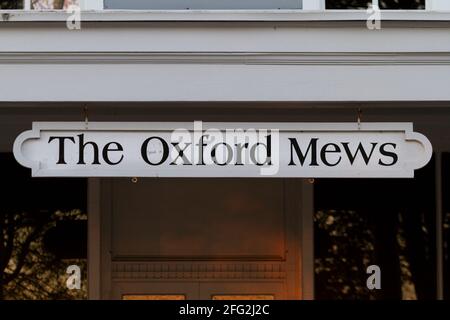 Oxford MD USA 04 16 2021: Oxford Maryland is a small waterman town