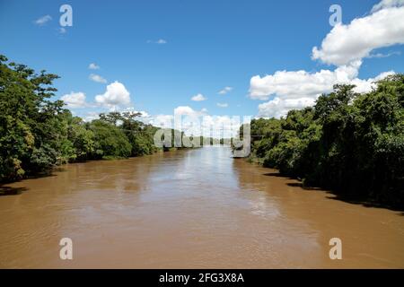 rio apore in the brazilian tourist city lagoa santa in the interior of goias Stock Photo