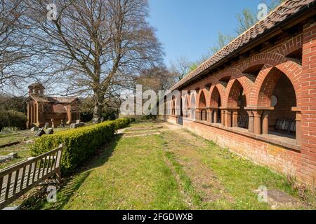 watts chapel Compton surrey Stock Photo - Alamy