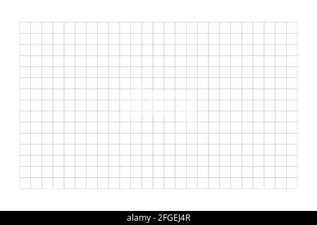 Graph paper grid. Abstract squared background. Geometric pattern for school, technical engineering line scale measurement. Lined blank for education Stock Vector