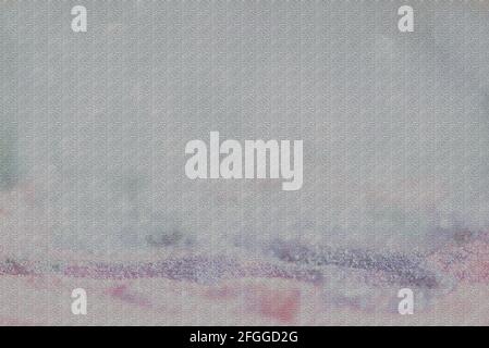 Abstract burlap texture background in pastel blue and purple color tones Stock Photo