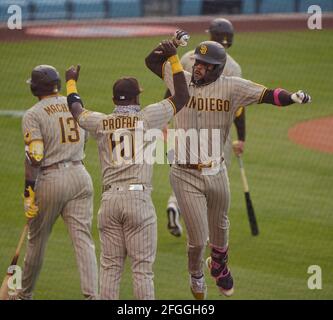 Padres Jurickson Profar R Celebrates Hitting Editorial Stock Photo - Stock  Image