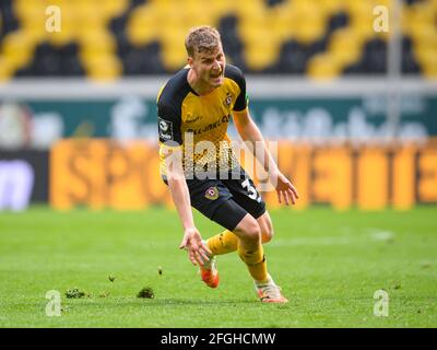 Dresden, Germany. 24th Apr, 2021. Football: 3. League, Sg Dynamo 