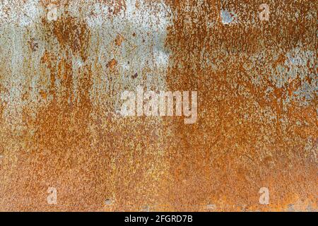 Old scratched rusty metal texture Stock Photo