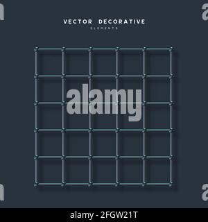 3d render primitive. Stock Vector