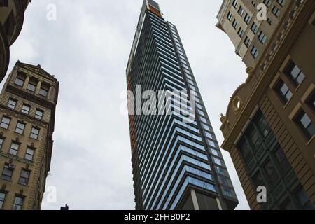 New York, NY, USA - Apr 24, 2021: The new Ritz Carlton Hotel at 28th Street and Broadway in Manhattan Stock Photo
