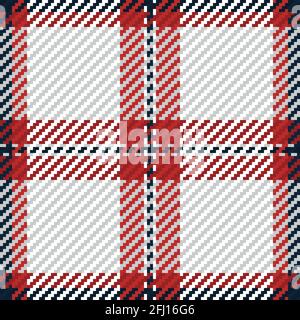Seamless pattern of scottish tartan plaid. Repeatable background with check fabric texture. Flat vector backdrop of striped textile print. Stock Vector