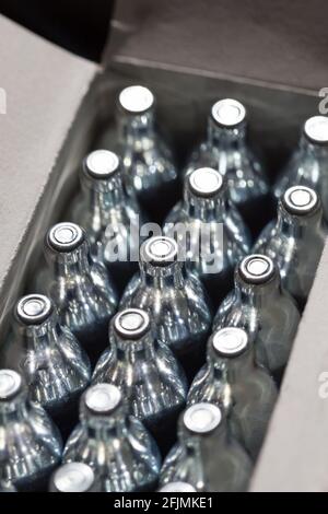 Soda chargers background Stock Photo