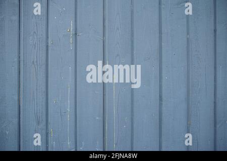 Wooden grey blue texture of wooden house wall Stock Photo