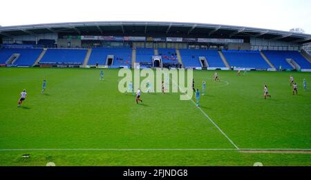 Chesterfield, UK. 25th Apr, 2021. During the FA Womens Championship game between Sheffield United and Liverpool at Technique Stadium in Chesterfield, England Credit: SPP Sport Press Photo. /Alamy Live News Stock Photo