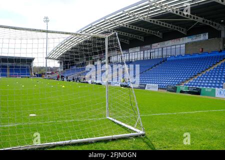 Chesterfield, UK. 25th Apr, 2021. The pitch During the FA Womens Championship game between Sheffield United and Liverpool at Technique Stadium in Chesterfield, England Credit: SPP Sport Press Photo. /Alamy Live News Stock Photo