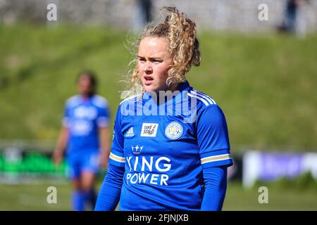 Lewes, UK. 01st Dec, 2019. Charlie Devlin (Leicester 7) during the FA Womens Championship game between Lewes FC and Leicester City at The Dripping Pan in Lewes. Credit: SPP Sport Press Photo. /Alamy Live News Stock Photo