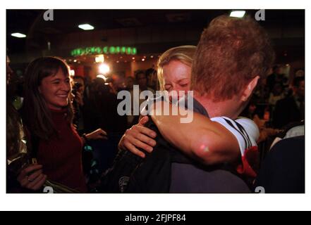 British Olympic Medalists arrive home at Heathrow airport....Stephanie Cook Modern Pentathlon Stock Photo