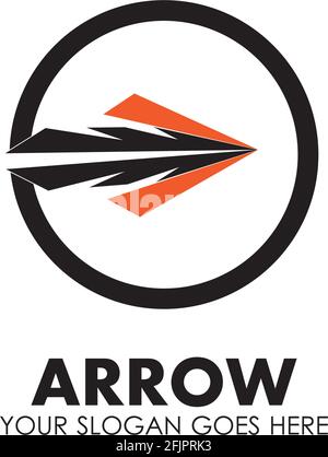 Arrow and faster vector illustration icon Logo Template design Stock ...