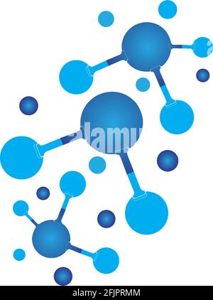 Molecule symbol logo template vector illustration design Stock Vector