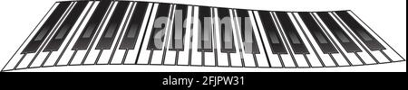 piano logo and symbol vector Stock Vector