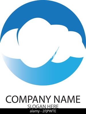 Cloud template vector icon illustration design Stock Vector Image & Art ...