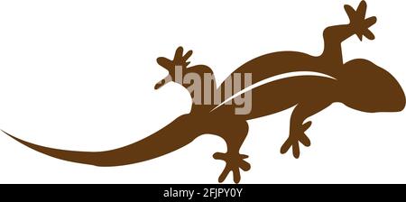 lizard vector icon logo and symbol Stock Vector