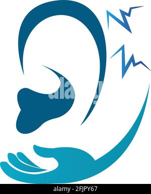 Hearing Logo Template vector icon design Stock Vector