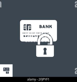 Protection related vector glyph icon. Stock Vector