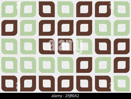 Abstract Geometrical generative computational art illustration Stock Vector