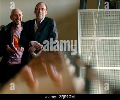 MICK JONES AND TONY JAMES,METROPOLIS STUDIO IN CHISWICK.17/5/05 TOM PILSTON Stock Photo