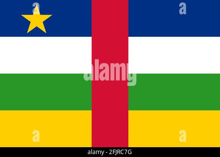 Central african republic National flag graphics design. Backgrounds and travel background. Stock Vector