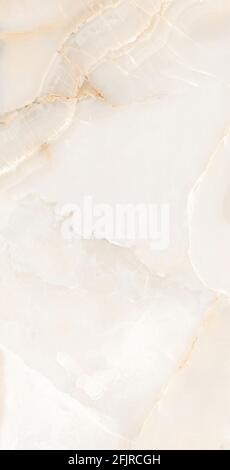 cream color onyx marble design with polished finish high resolution image use for tiles design Stock Photo