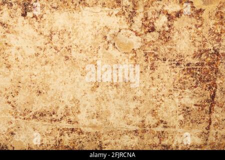 Old paper parchment with scratches, real texture background Stock Photo