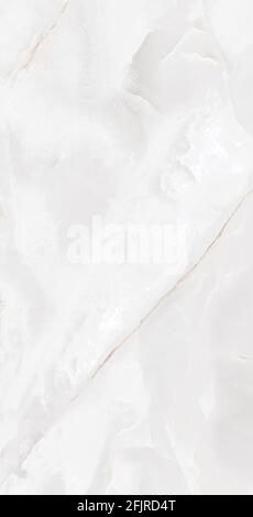 white color onyx natural marble design with gloss finish high resolution image Stock Photo