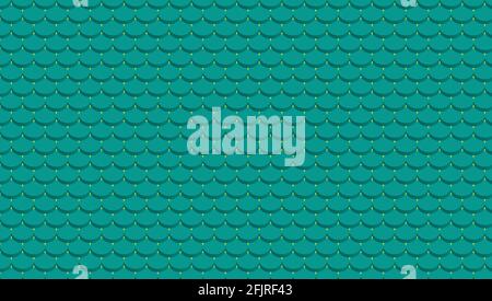 3D green circles background Stock Vector