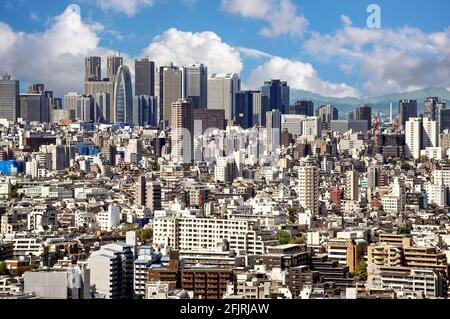 Shinjuku skyline, Tokyo cityscape, Japan Stock Photo