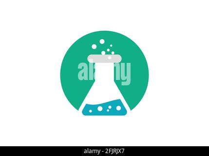 Lab logo design vector template, Creative Lab logo. Stock Vector