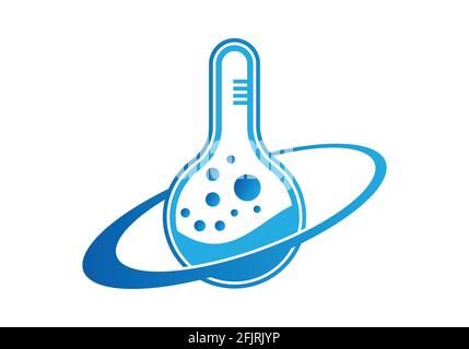 Lab logo design vector template, Creative Lab logo. Stock Vector
