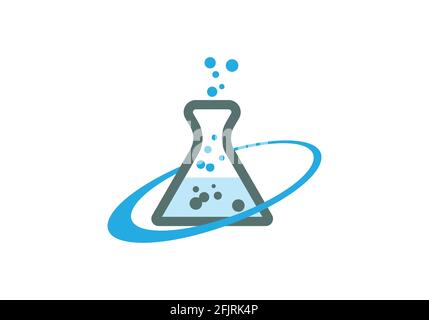 Lab logo design vector template, Creative Lab logo. Stock Vector