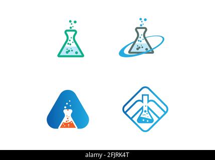 Lab logo design vector template, Creative Lab logo. Stock Vector
