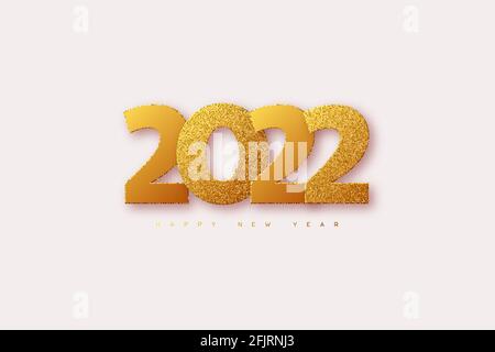 2022 New Year sign. Stock Vector