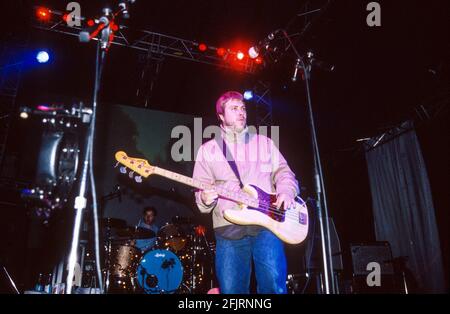 The Doves performing at the Glastonbury Festival 2000, Somerset, England,United Kingdom. Stock Photo