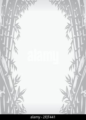 Background Oriental Bamboo Chinese Japanese Wallpaper Asian Texture Stock Vector