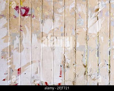 Old Industrial urban grunge street wall background. Stock Photo