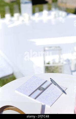 Wedding marriage certificate with pen lying on table Stock Photo Alamy Wedding marriage certificate with pen lying on table Stock Photo Alamy