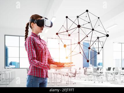 Most new entertainment and social communication technologies in use. Mixed media Stock Photo