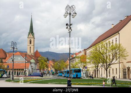 Kaptol, Upper Town, Zagreb, Croatia Stock Photo