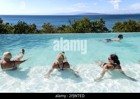 Dominican Republic, southern region of Ocoa, Ocoa hotel. Bay the only vineyard in the Caribbean Stock Photo