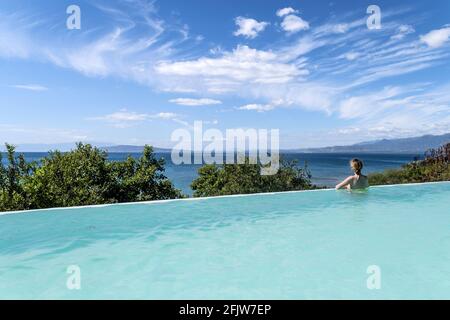 Dominican Republic, southern region of Ocoa, Ocoa hotel. Bay the only vineyard in the Caribbean Stock Photo