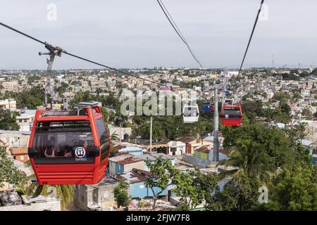 Dominican Republic, Sainto-Domingo, popular quarter of Gualey Stock Photo