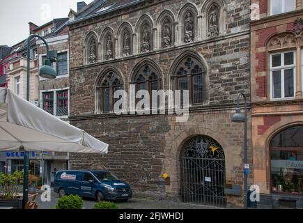 AACHEN, GERMANY. OCTOBER 04, 2020 Street view old architecture Stock Photo